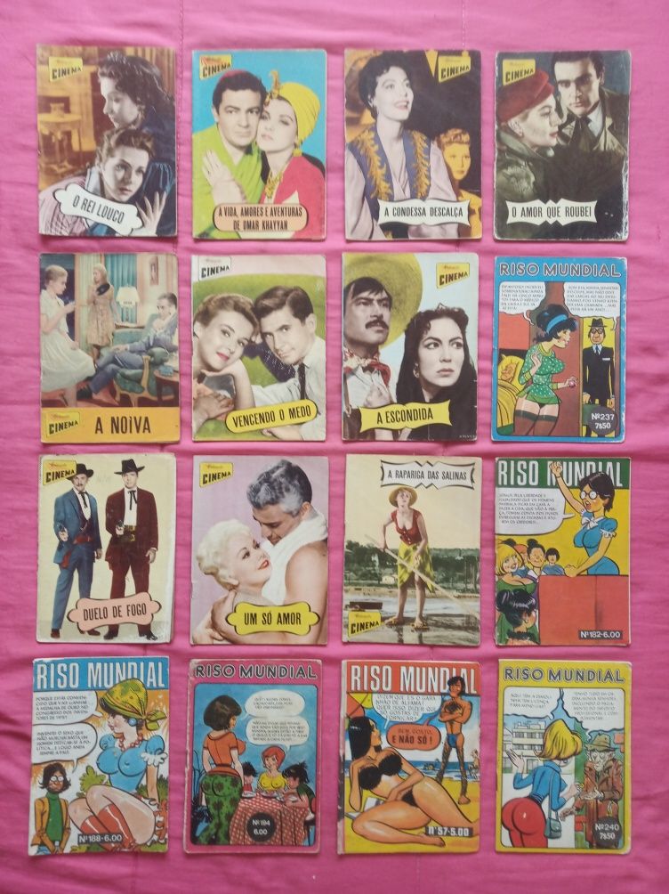 Revistas RISO MUNDIAL e Col. CINEMA