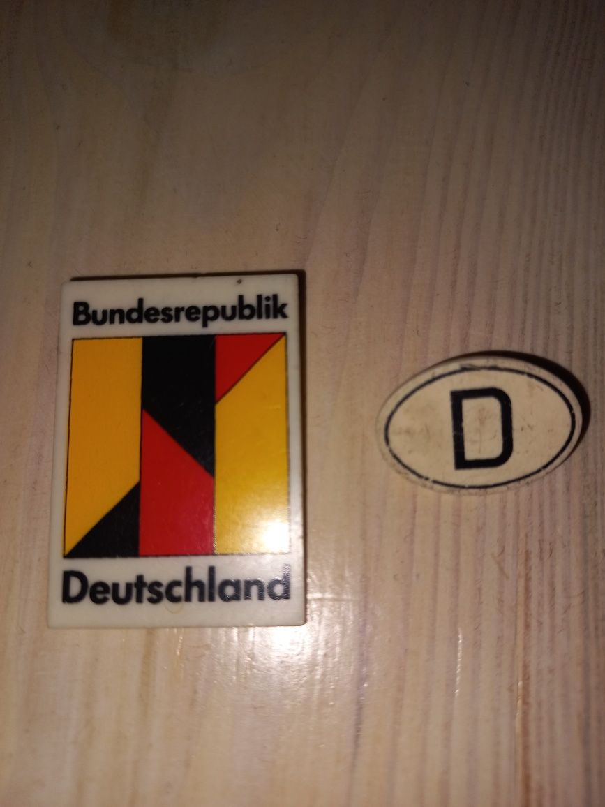 Znaczki przypinki z czasów PRL i DDR Niemcy unikat