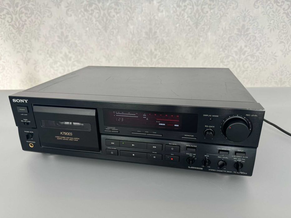 Magnetofon kasetowy Sony TC-K790ES 3 HEAD Closed Loop Dual Capstan TOP