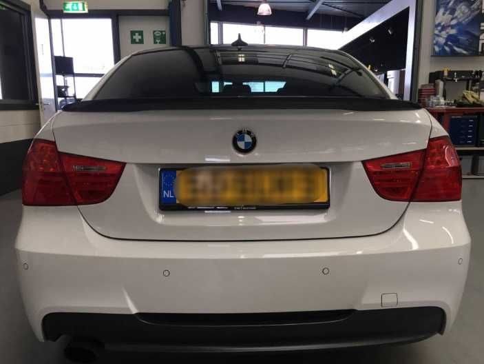 Lotka klapy bagażnika SPOILER do BMW E90 M PERFORMANCE Czarny SPOJLER
