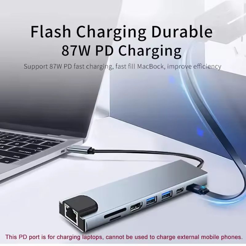 HUB usb-c usb-a RJ-45