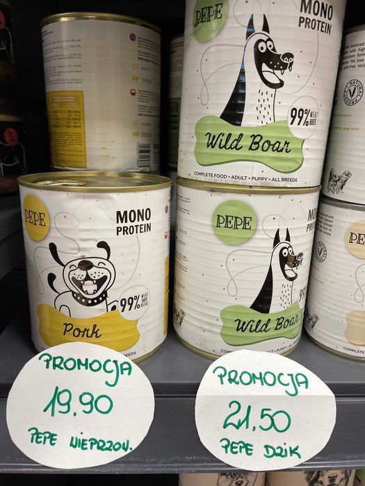 Super CENA Puszki firmy PAKA ZWIERZAKA - NOWOŚĆ 800G