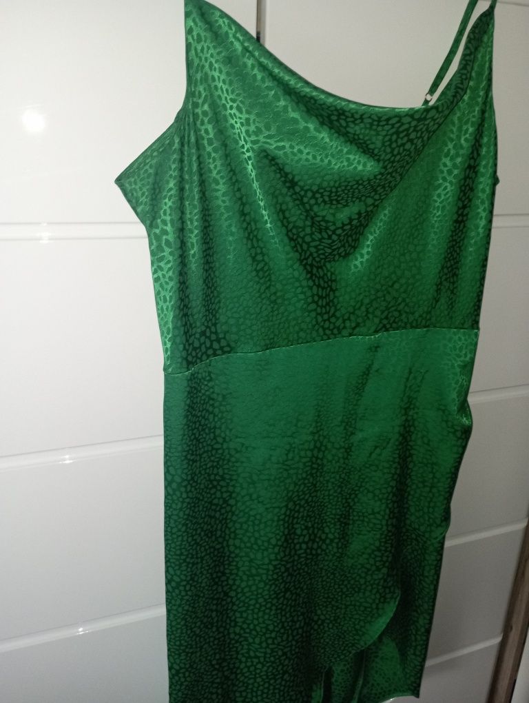 Nowa zielona sukienka XXL 44-46 wesele komunia