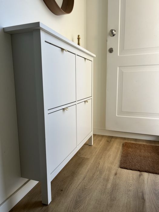 Sapateira branca Hemnes