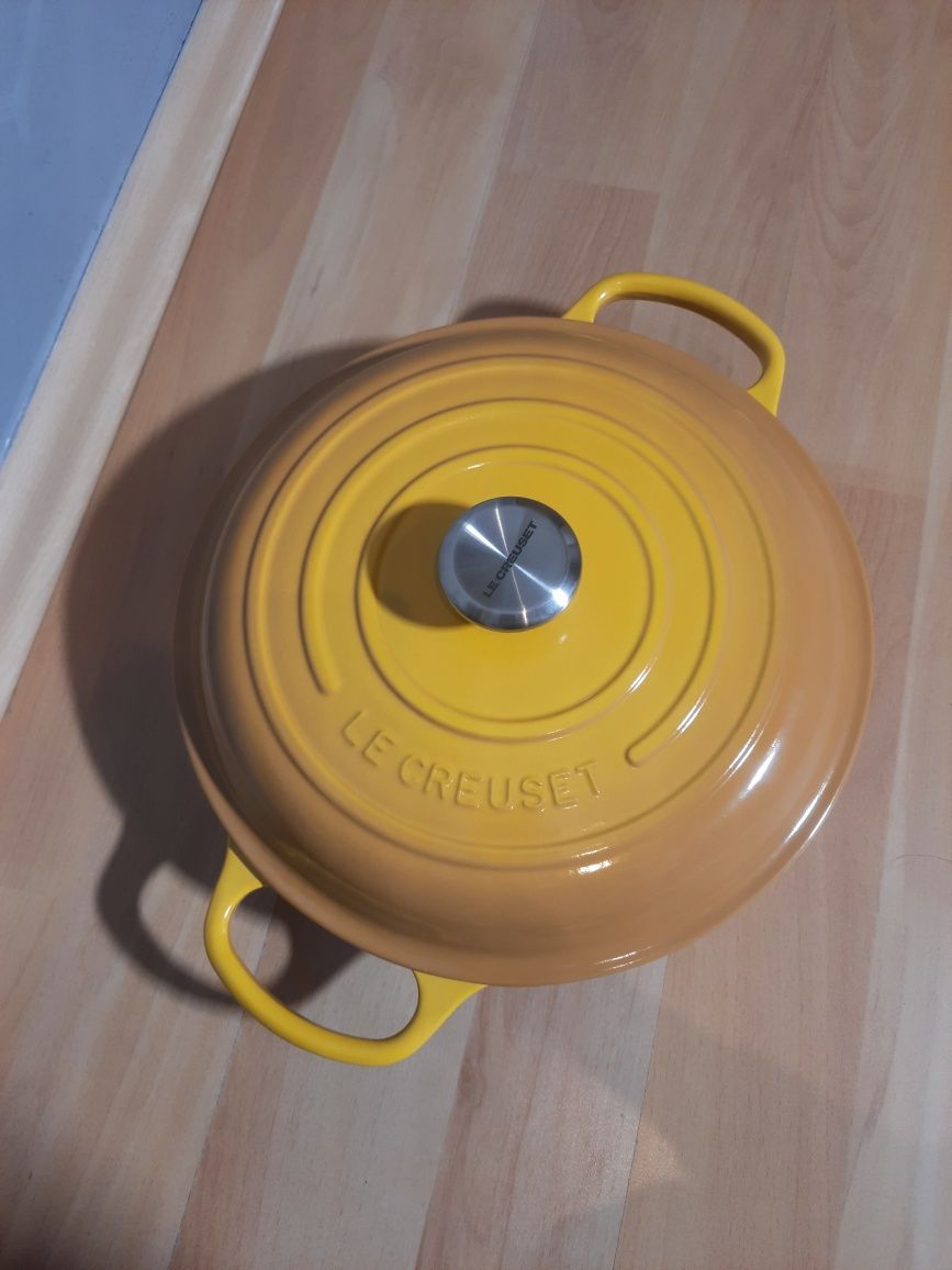 Garnek Le Creuset 30cm żółty
