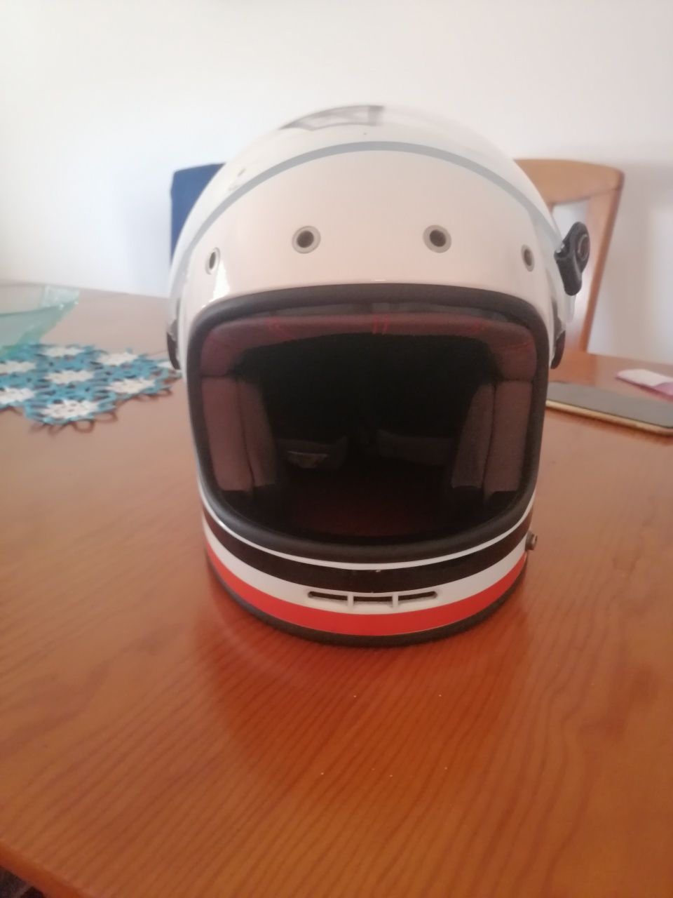 Capacete Shiro café racer