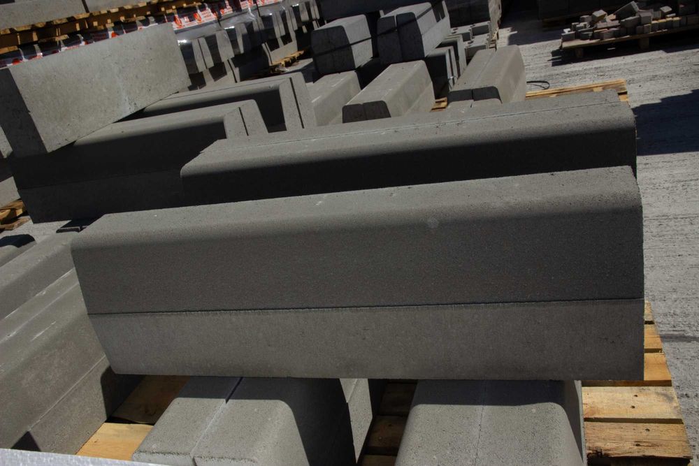 Бордюр дорожный 1000х300х150 мм Серый