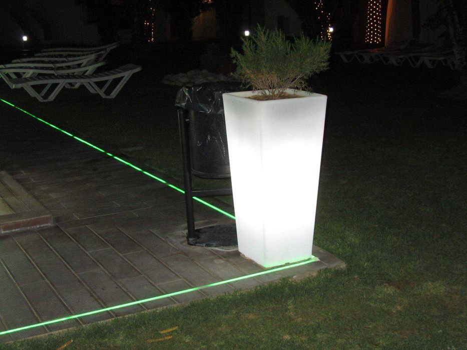 Balcões led mesas led vasos led