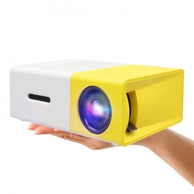 Проектор YG300 с динамиком White/Yellow