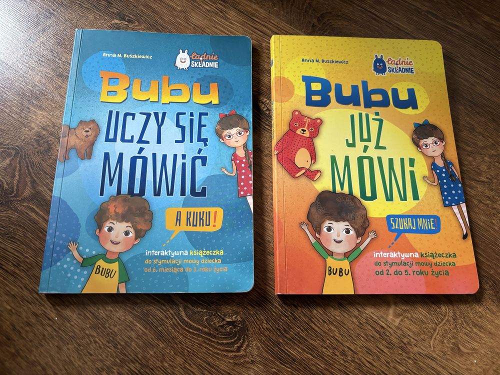 Pakiet: Bubu uczy się mówić i Bubu już mówi.