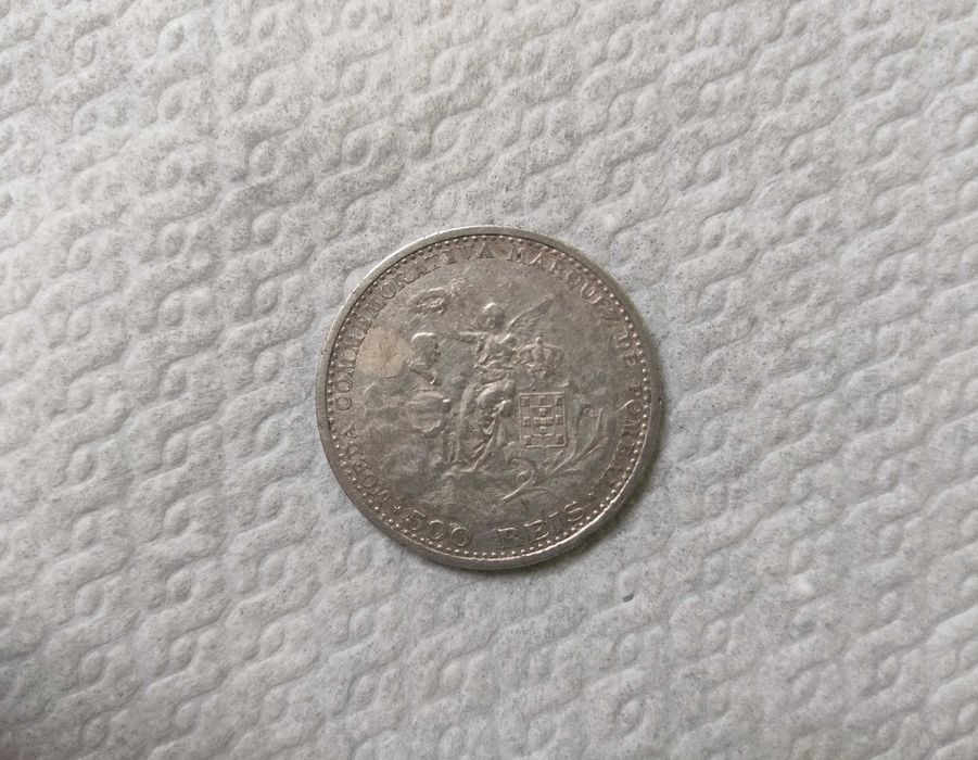 Moeda 500 Reis - 1910 - Marquês de Pombal #2