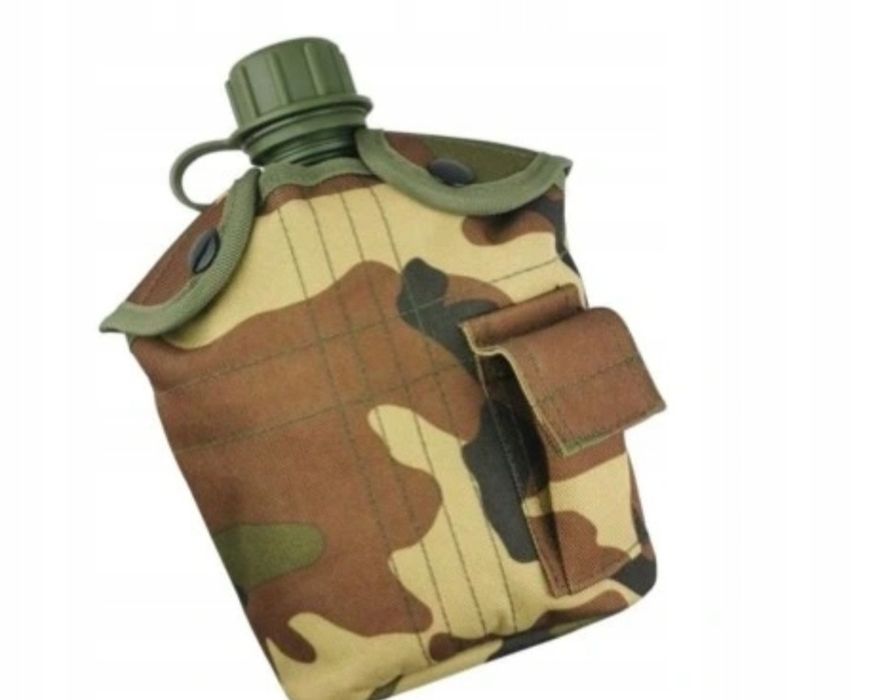 Manierka menażka 1L kubek bidon bukłak turystyczna wojskowa pokrowiec