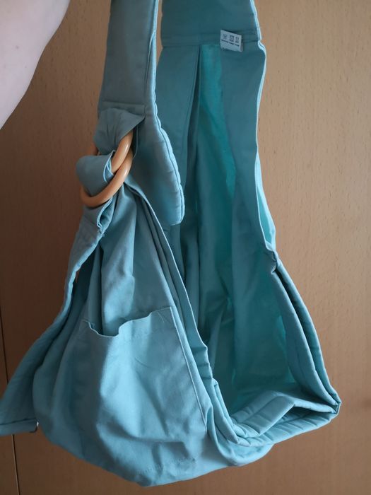 Sling bebé verde água