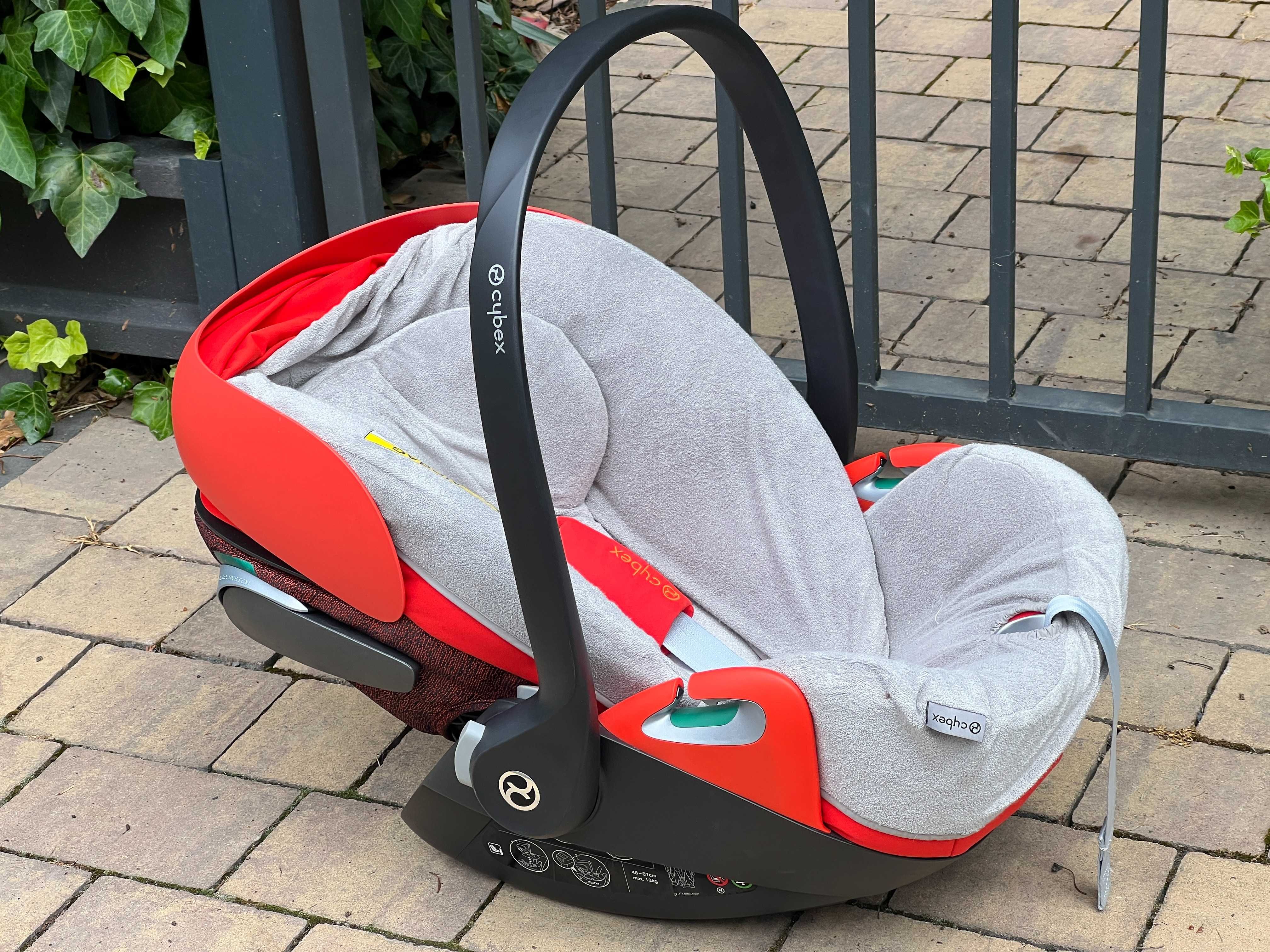 Cybex Cloud Z2 i-Size Autumn Gold Czerowny + wkładka niemowleca i lato
