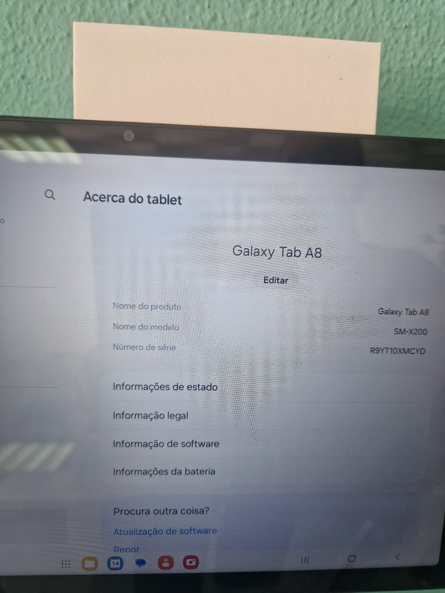 Samsung tab A8 4/64gb  loja em Guimarães
