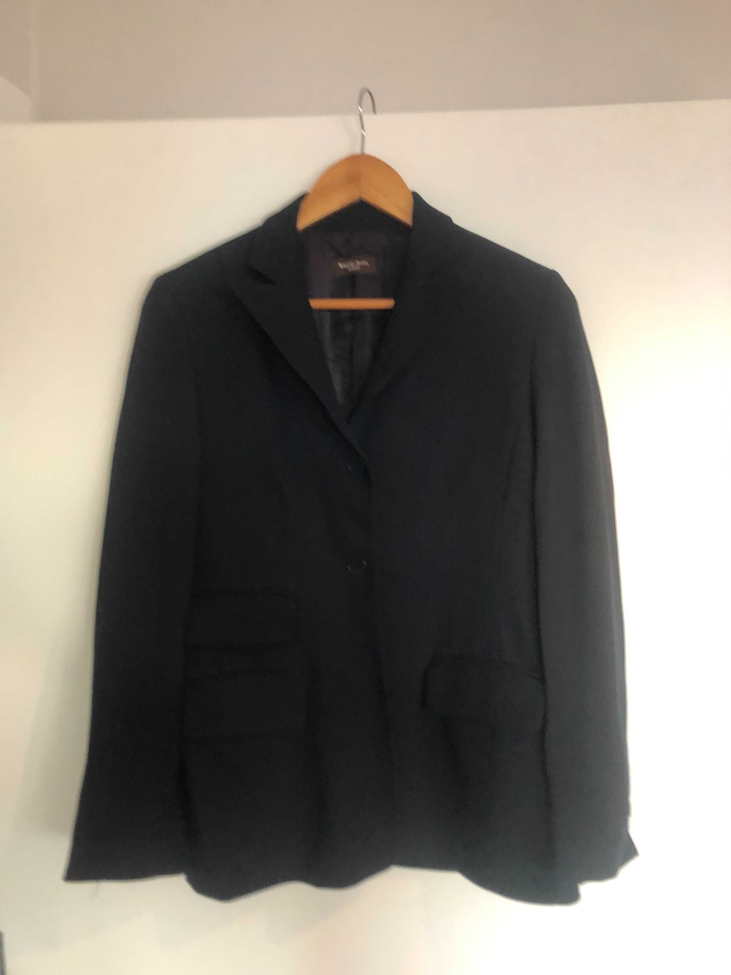 Fato Massimo Dutti - Saia e casaco azul escuro