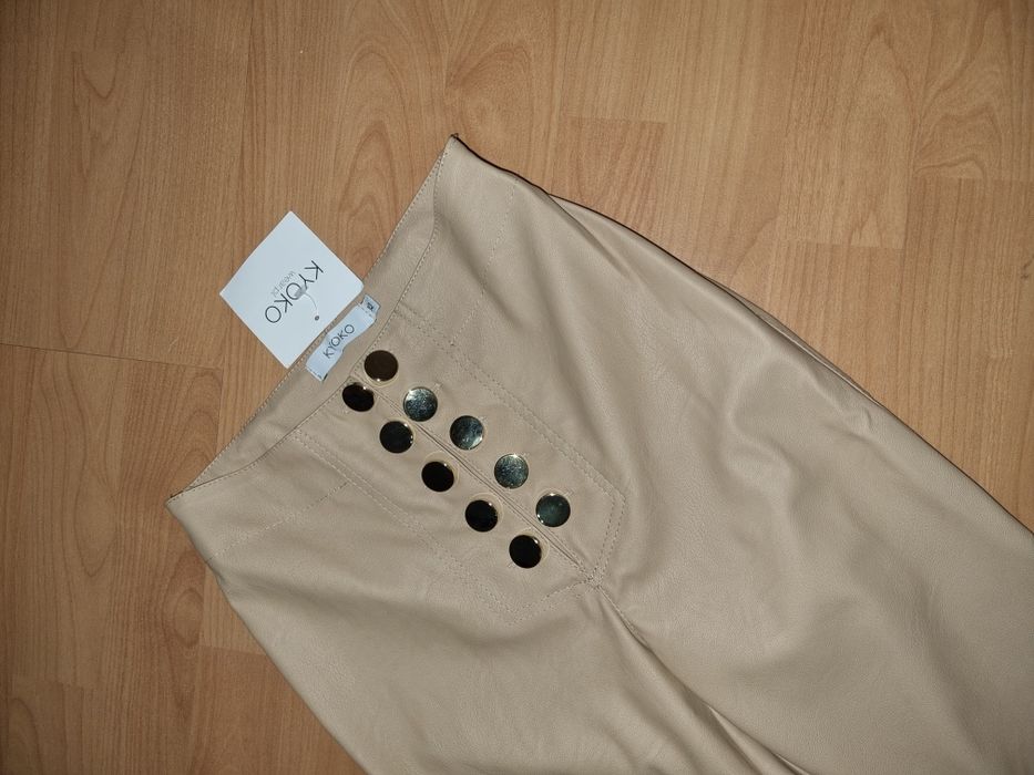 Spodnie skórzane rozmiar S