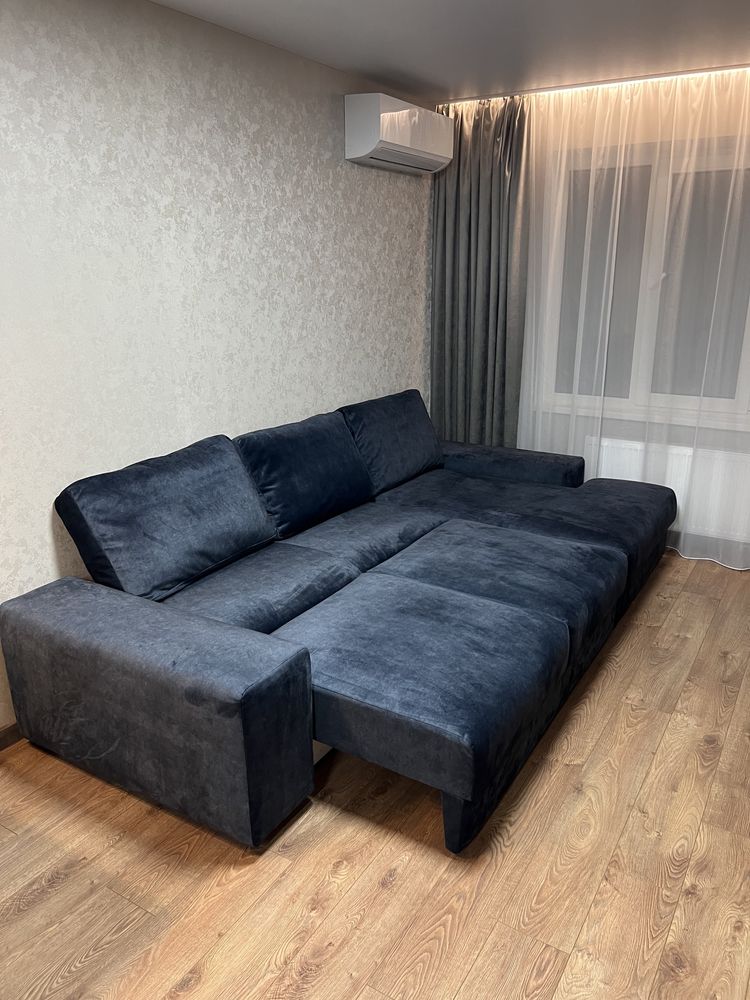 Кутовий Угловой диван лофт хай-тек модерн раскладной велюр