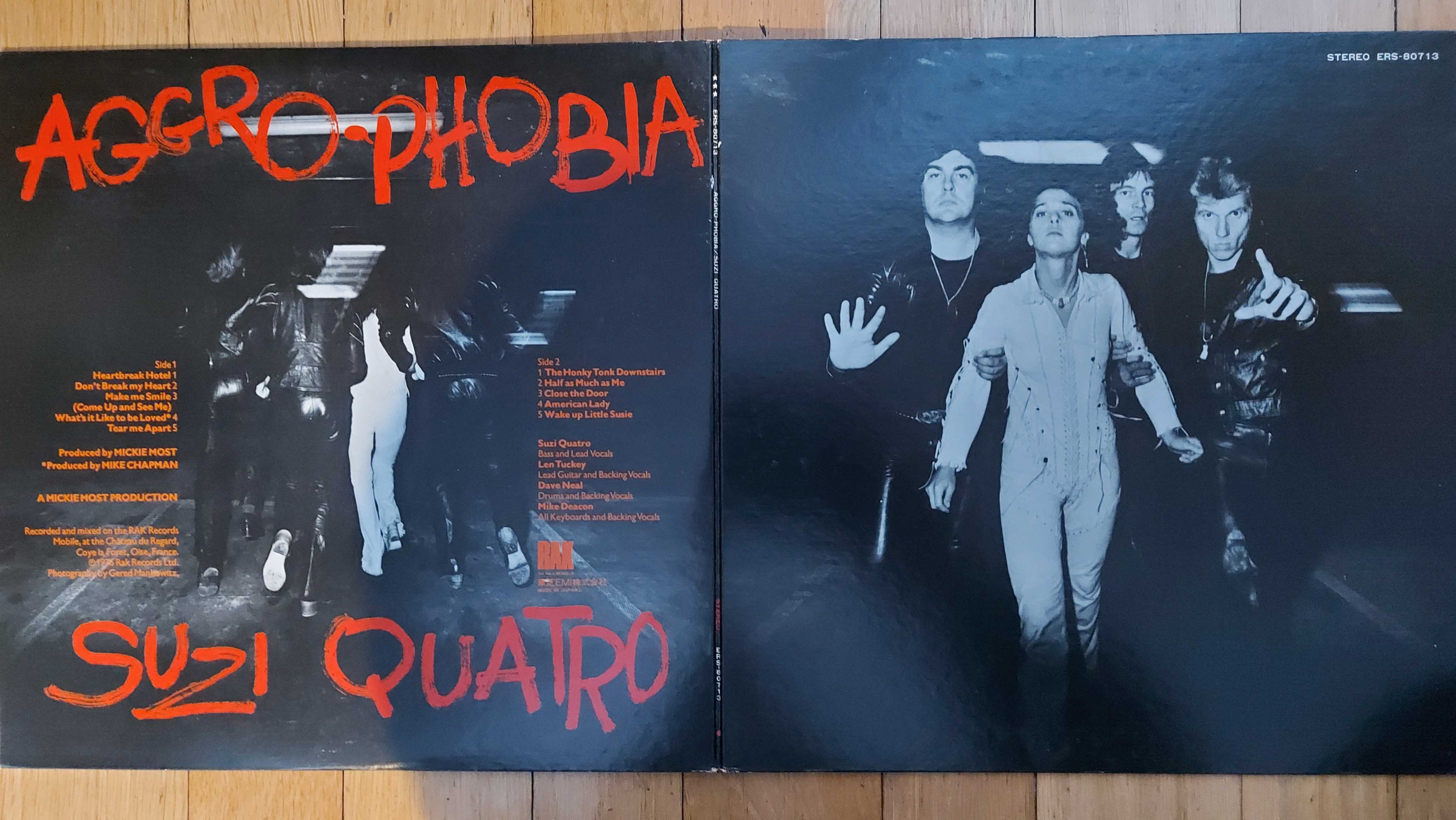 Suzi Quatro Aggro-Phobia  1977 Japan (NM/NM-) + inne tytuly