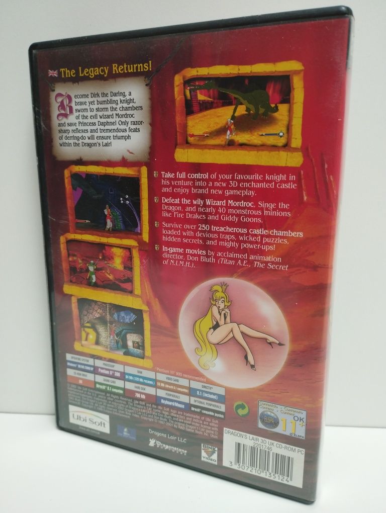 Gra PC Dragon's Lair 3D unikat