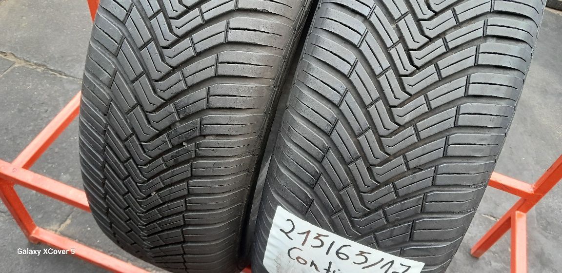 Opony Wielosezonowe 215÷65÷17÷.CONTINENTAL.7 mm.Rok 2024.Cena 120 zł.