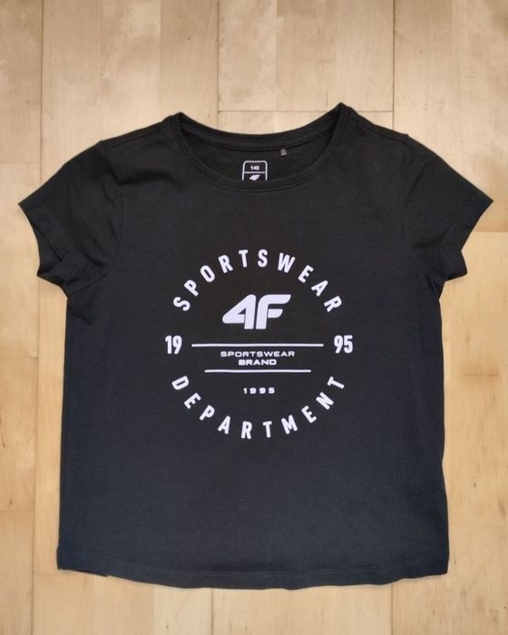 Bluzki 4F 140, zestaw 3 szt(różowa, czarna, szara)