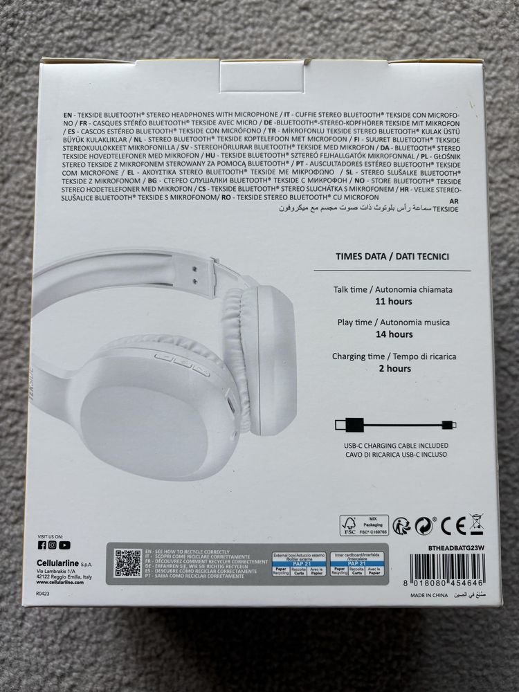 Słuchawki bezprzewodowe nauszne bluetooth