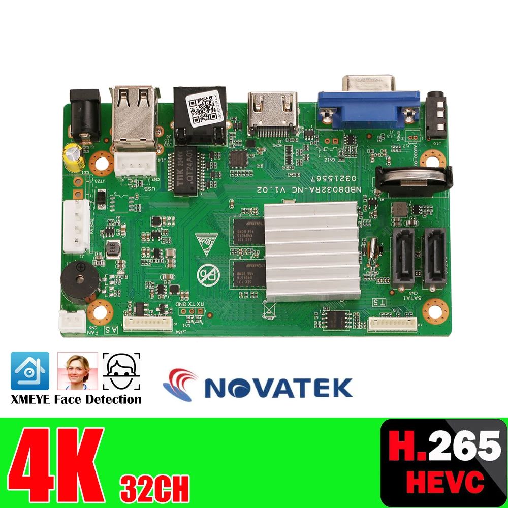 NVR видео регистратор 32ch 4k h.265 NBD80N32-RA (Nova)