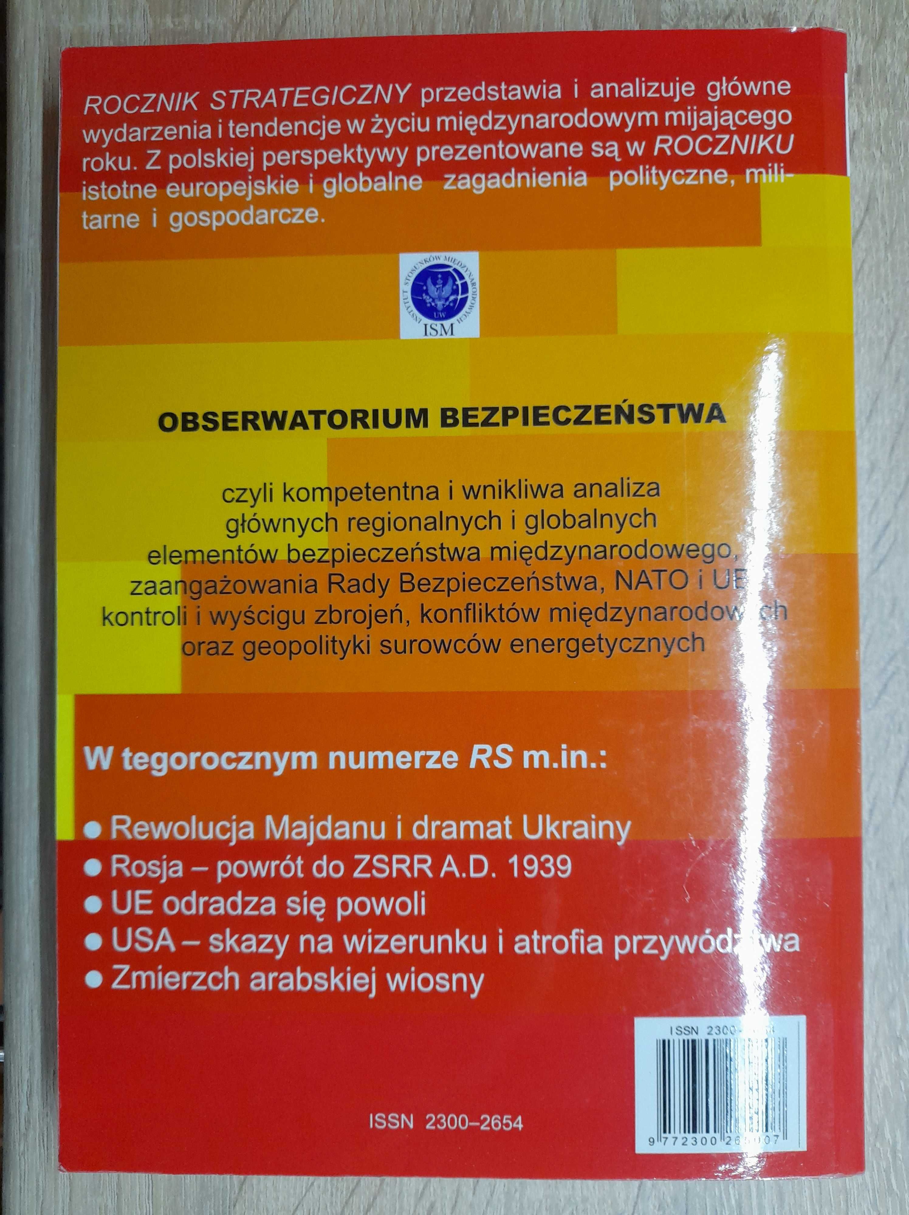 Rocznik strategiczny 2013/14 Praca zbiorowa Roman Kuźniar NOWA  TOM 19