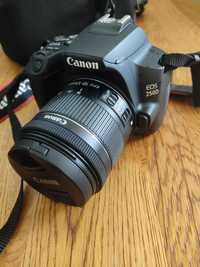 Canon EOS 250D + obiektyw + statyw + torba + SD128GB