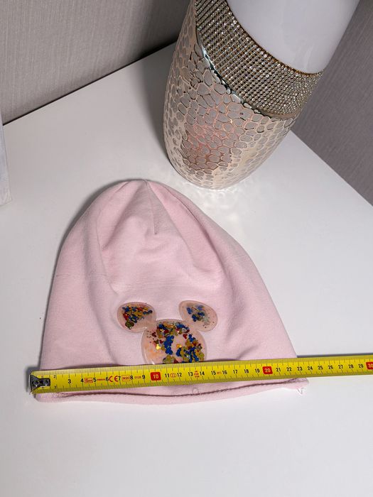 Czapka Reserved dla dziewczynki wiosenna lekka pudrowy róż 10 lat