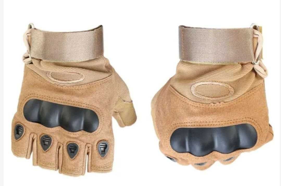 Тактичні безпалі рукавиці олива та койот M, L, XL
