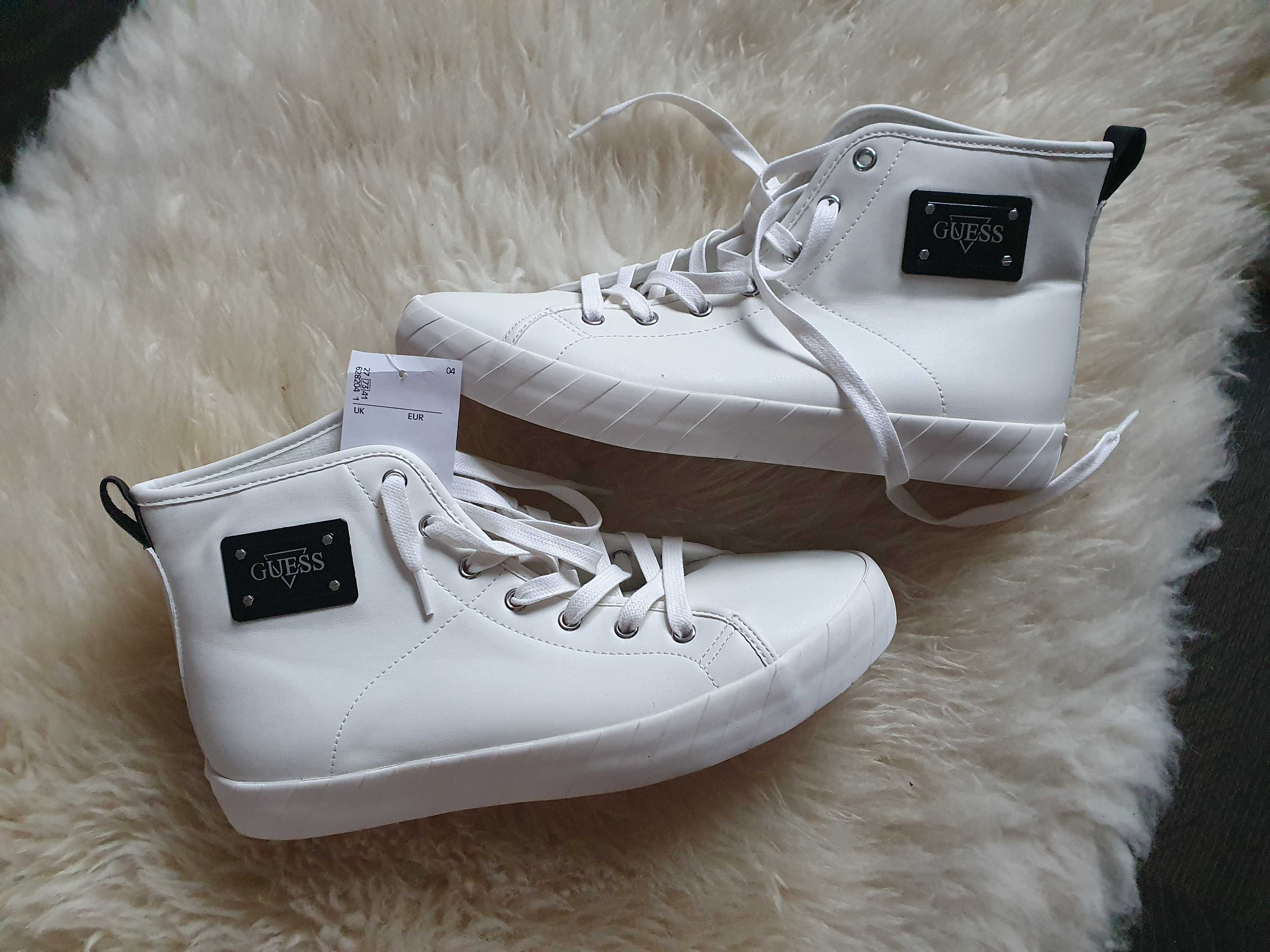 Guess buty, modne białe HIT wiosna ,lato 25.