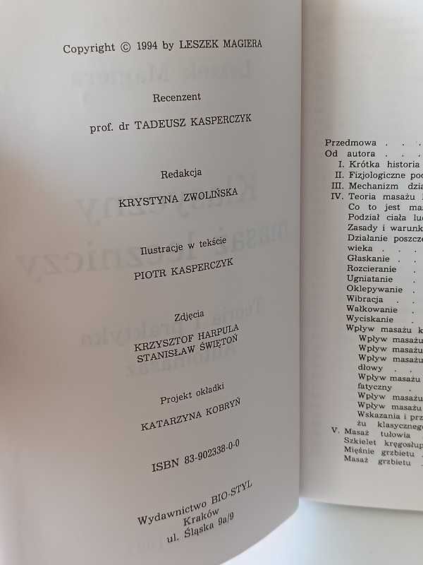 Klasyczny masaż leczniczy. Teoria i praktyka automasaż-Magiera L.
