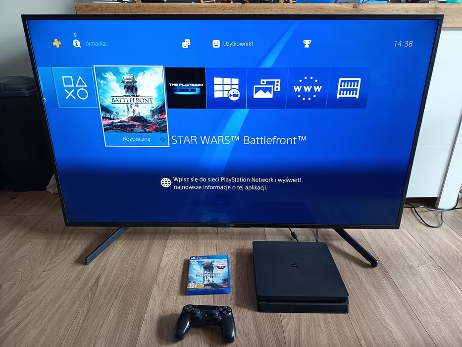 Ps4 slim+Tv 55"4k led smart Sony