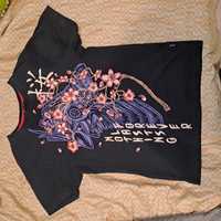 Czarna koszulka samuraj cropp roz. S