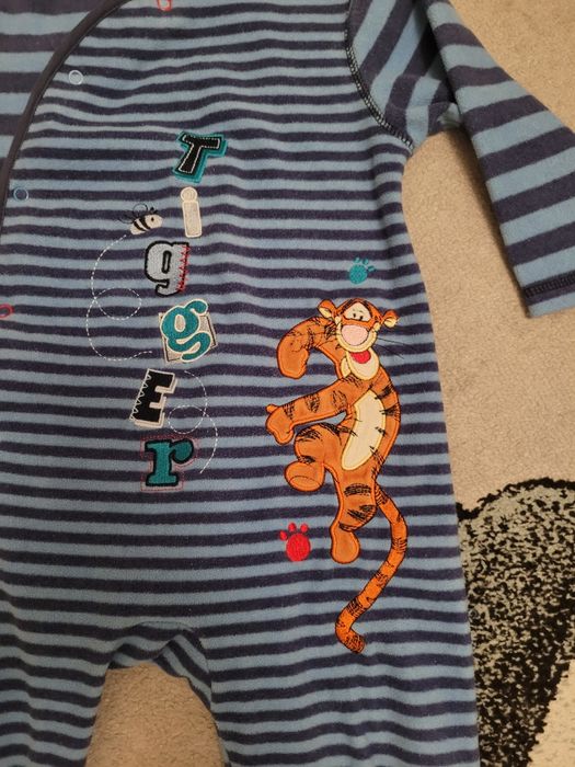 Piżamka polarowa Tygrysek/ pajacyk 92