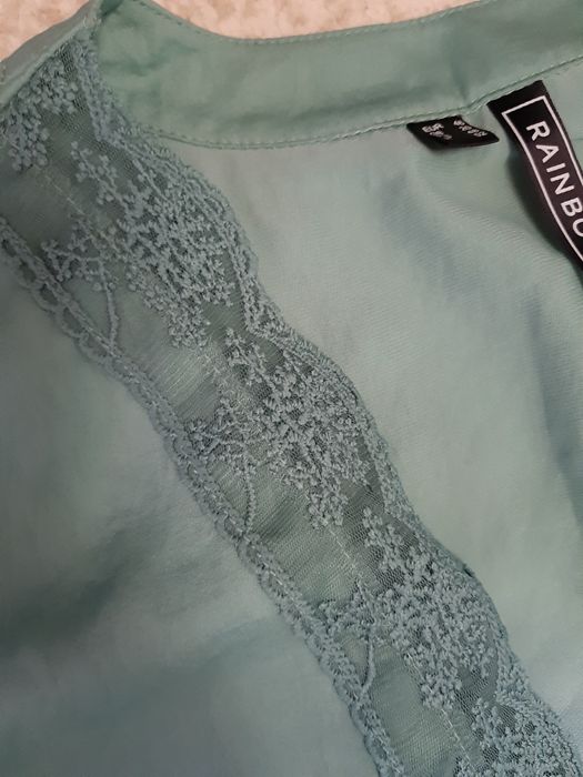 Спідниця легка, блуза з обємним рукавом