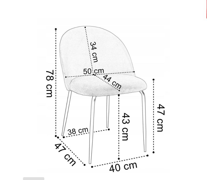 Krzesła tapicerowane