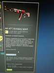 wirtualna skórka do broni AK-47 krwawy skin Counter-strike2
