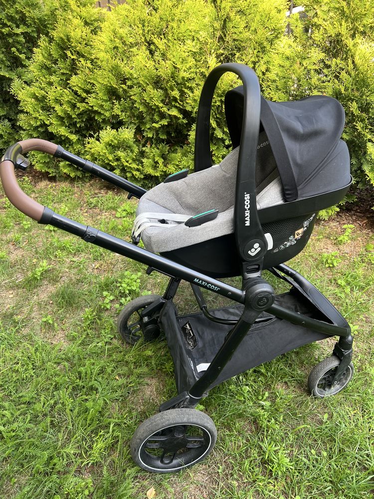 Maxi Cosi wózek 3w1 plus baza isofix