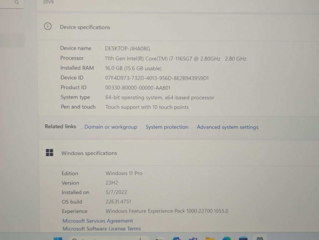Сенсорний Lenovo Thinkbook 13S G2 ITL i7-1165g7 16/512gb QHD 2560*1600