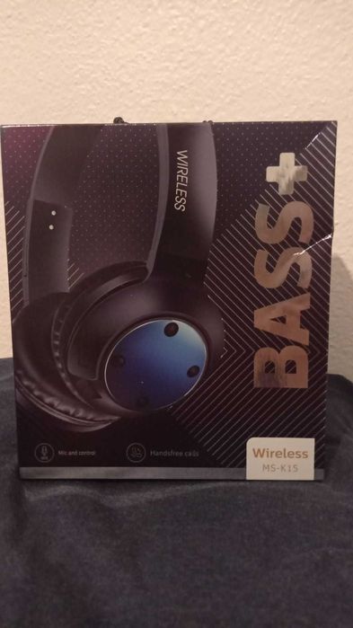 Auscultadores Bluetooth Ms-K15 V5.0 Super Bass - Novos!!