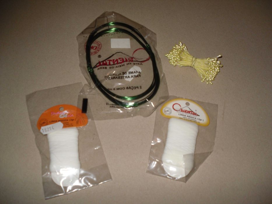 Revista e material da técnica meia de seda