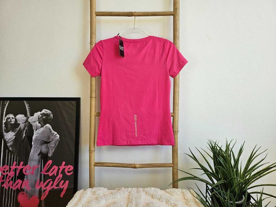 Camisola EA7 Emporio Armani Rosa Tamanho S