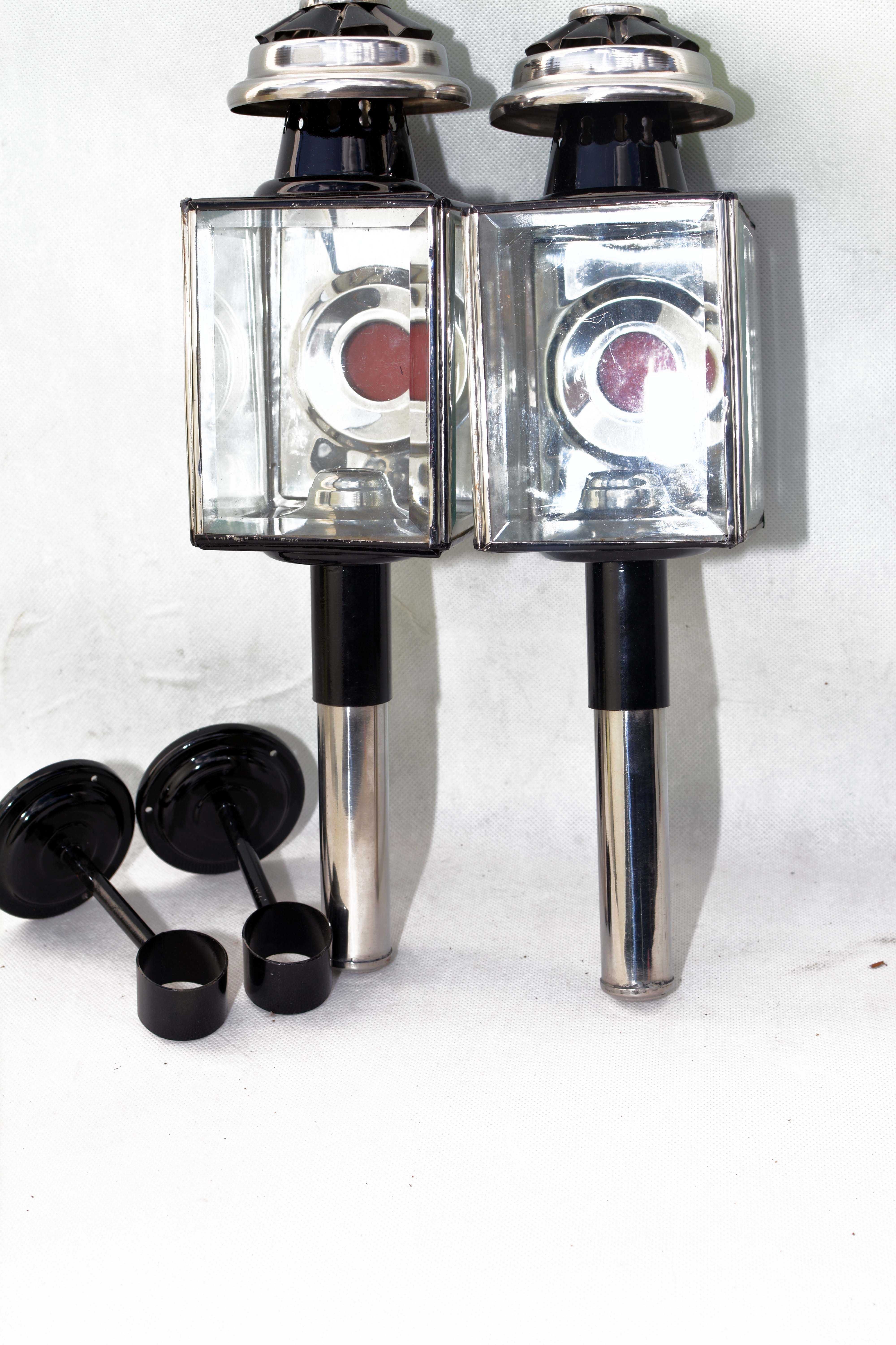 Lampy do bryczki +mocowania