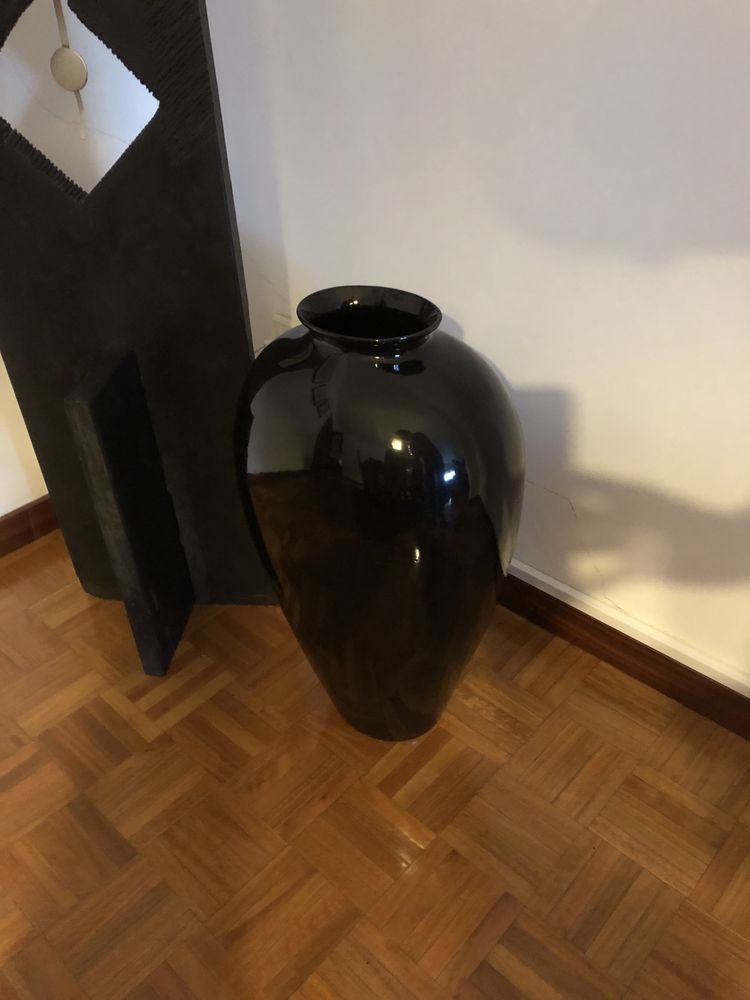 Vaso / Jarra ceramica preto