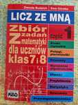 Licz ze mną - zbiór zadań z matematyki dla uczniów klas 7 i 8