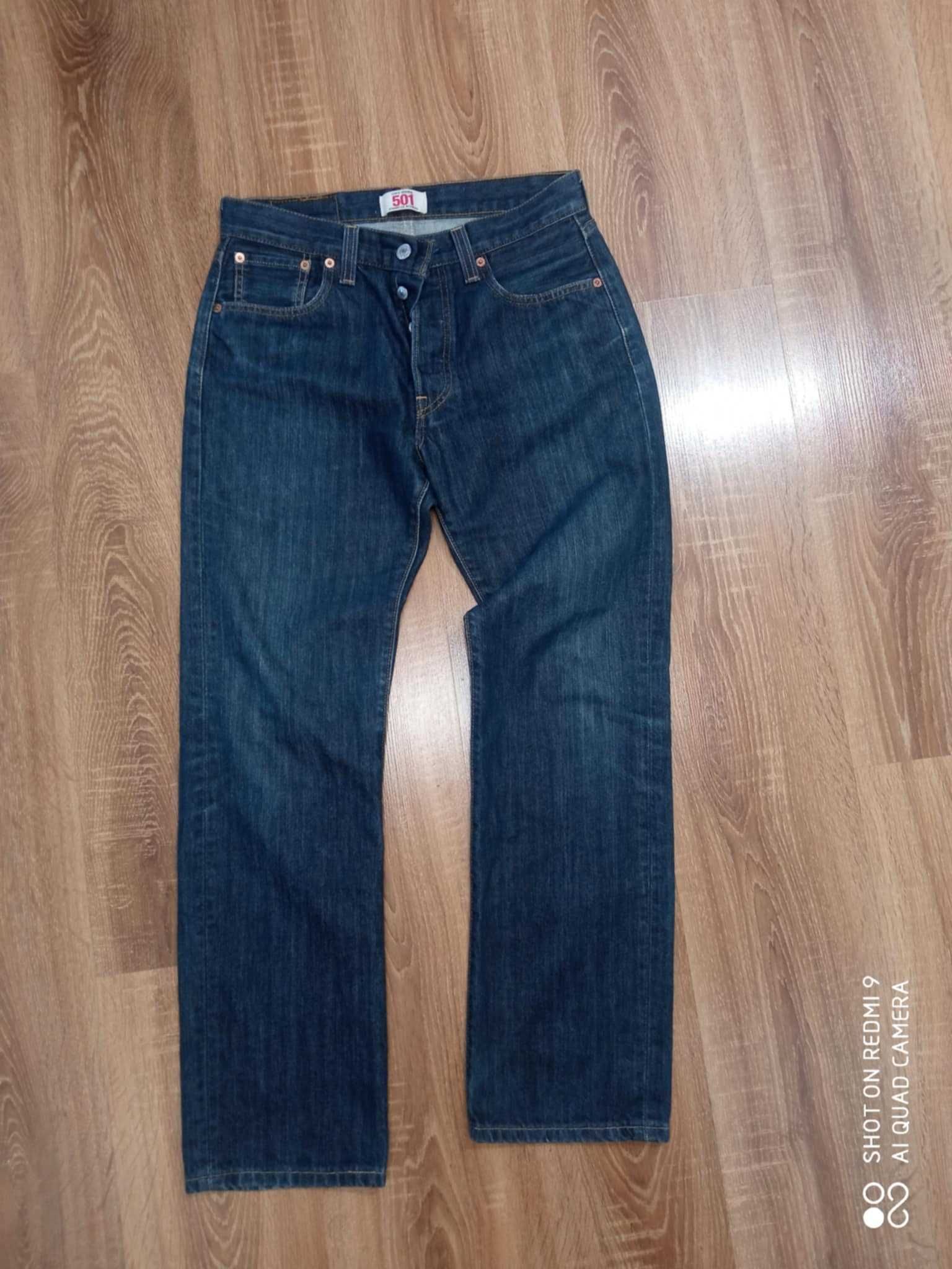 Męskie spodnie jeansy Levis Levi's 501 W30 L30 30X30 30/30
