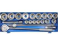 ZESTAW KLUCZY NASADKI TIR KLUCZE NASADOWE 22-50MM 3/4 20CZ. 58150 VOREL